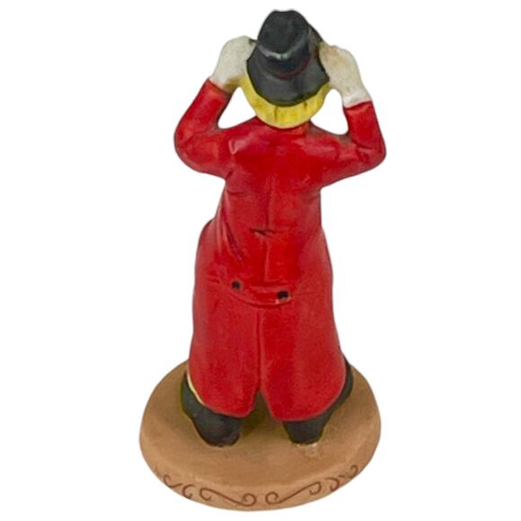 VTG Willitts Design CLOWN FIGURINE Red Coat 5850 Circus Mary Keen 1986 Porcelain - Picture 2 of 5